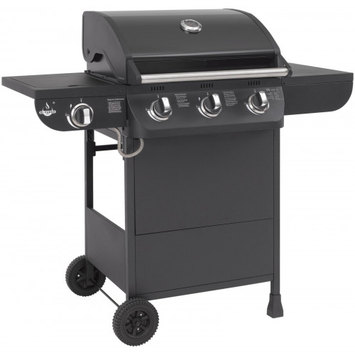 EL FUEGO AY 562 GASGRILL COLUMBUS 3+1 Gasgrill, Schwarz (12290 Watt)