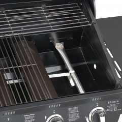 EL FUEGO AY 562 GASGRILL COLUMBUS 3+1 Gasgrill, Schwarz (12290 Watt)