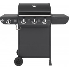 EL FUEGO AY 562 GASGRILL COLUMBUS 3+1 Gasgrill, Schwarz (12290 Watt)