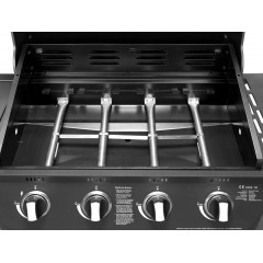 EL FUEGO AY 563 GASGRILL COLUMBUS 4 + 1 Gasgrill, Schwarz (15220 Watt)