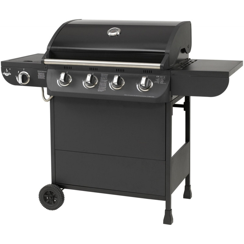 EL FUEGO AY 563 GASGRILL COLUMBUS 4 + 1 Gasgrill, Schwarz (15220 Watt)