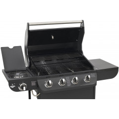 EL FUEGO AY 563 GASGRILL COLUMBUS 4 + 1 Gasgrill, Schwarz (15220 Watt)