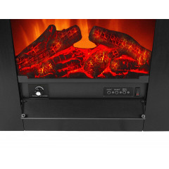 EL FUEGO AY 627 ELEKTROKAMIN TESSIN SCHWARZ Elektroheizung (1800 Watt)