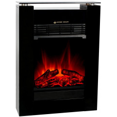 EL FUEGO AY 627 ELEKTROKAMIN TESSIN SCHWARZ Elektroheizung (1800 Watt)