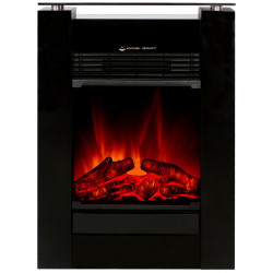 EL FUEGO AY 627 ELEKTROKAMIN TESSIN SCHWARZ Elektroheizung (1800 Watt)