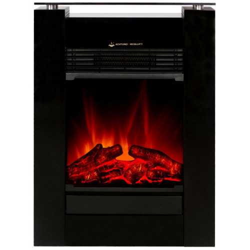 EL FUEGO AY 627 ELEKTROKAMIN TESSIN SCHWARZ Elektroheizung (1800 Watt)