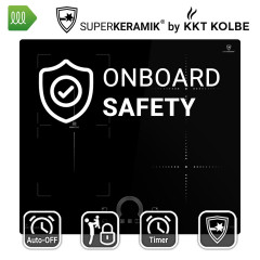 KKT KOLBE IH85901FZ Induktion (59 cm breit, 4 Kochfelder)