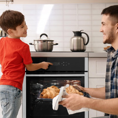 KKT KOLBE Backofen Elektroherd EB8313HC Einbaubackofen (teilintegrierbar, A+, 70 l, 59,5 cm breit)
