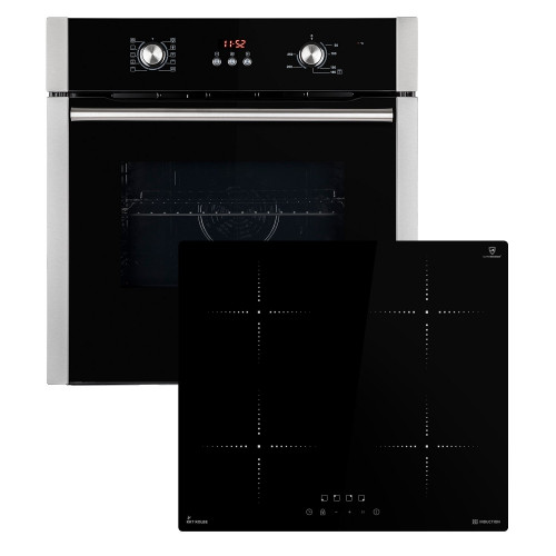 KKT KOLBE Backofen und Induktionskochfeld SET8805IH859RL, Einbauherdset (ceramic hob, A+, 70 l)