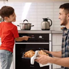 KKT KOLBE Backofen und Induktionskochfeld SET8805IH859RL, Einbauherdset (ceramic hob, A+, 70 l)