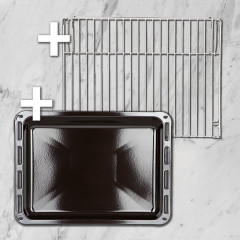 KKT KOLBE Backofen und Induktionskochfeld SET8805IH859RL, Einbauherdset (ceramic hob, A+, 70 l)