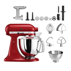 KITCHENAID 5KSM175 Meatlove-Set Küchenmaschine Empire Rot (300 Watt)