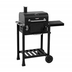 Taino Hero Holzkohlegrill Set Mit Haube Smoker BBQ Grillwagen Grillkamin Standgrill Räucherofen