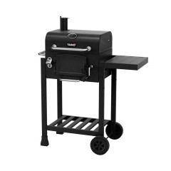 Taino Hero Holzkohlegrill Set Mit Haube Smoker BBQ Grillwagen Grillkamin Standgrill Räucherofen
