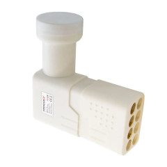 Premium X Satelliten-Komplettanlage Fuba DAA 850 A Satellitenschüssel Alu Anthrazit Octo LNB 16x F-Stecker für 8 Teilnehmer