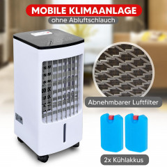 JUNG LIFETIME mobile Klimaanlage Weiß (Max. Raumgröße: 20 m², EEK: A)