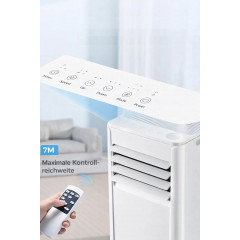 JUNG LIFE AIR 9000BTU mobiles Klimagerät Weiß (Max. Raumgröße: 75 m², EEK: A)
