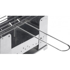 Esbit BBQ-Box Holzkohle, Kohle, Quick Start Holzkohlegrill Grill klappbar Silber