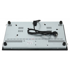 K&H Doppel 2 Zonen Glaskeramikkochfeld 60cm Autark Eingebaut HC-N-3402 Elektrokochfeld (600 mm breit, 2 Kochfelder)