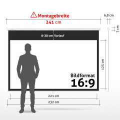 ESMART Professional MIROLO 221 x 125 cm (100