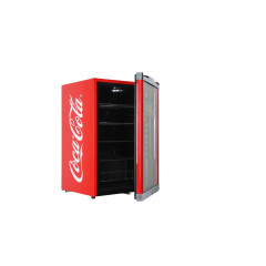 CUBES HC 166 E COCA COLA Getränkekühlschrank (115 l, E, 845 mm hoch, Rot)
