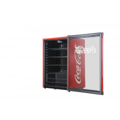 CUBES HC 166 E COCA COLA Getränkekühlschrank (115 l, E, 845 mm hoch, Rot)