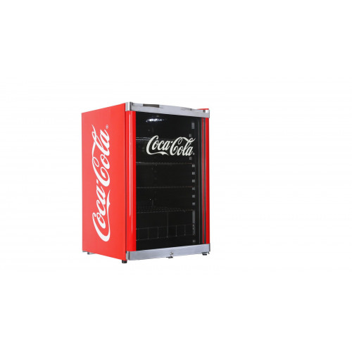 CUBES HC 166 E COCA COLA Getränkekühlschrank (115 l, E, 845 mm hoch, Rot)