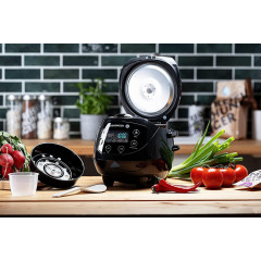 REISHUNGER 542-MDRK-B DIGITALER MINI REISKOCHER 0,6L SCHWARZ Reiskocher