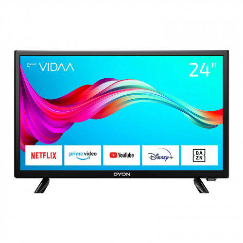 Dyon SMART 24 VX LED-TV 60cm 24 Zoll EEK F (A - G) DVB-T2, DVB-C, DVB-S2, HD ready, Smart TV, WLAN, CI+ Schwarz