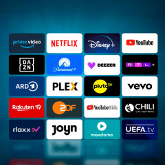 Dyon SMART 40 VX-2 LED-TV 100cm 40 Zoll EEK E (A - G) DVB-S2, DVB-T2, DVB-C, CI+, Full HD Schwarz
