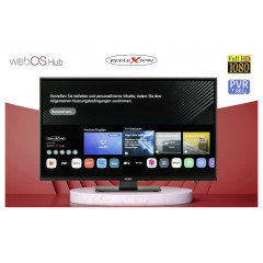 Reflexion LDDX32iBT_B LCD-TV 80cm 32 Zoll EEK E (A - G) DVB-T2, DVB-C, DVB-S2, Full HD, Smart TV, WLAN, DVD-Player, CI+ Schwarz
