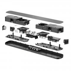 SENNHEISER AMBEO SOUNDBAR MINI, Soundbar, Schwarz