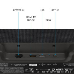 SENNHEISER AMBEO SOUNDBAR MINI, Soundbar, Schwarz