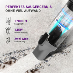 LEBENLANG LBL2305 Handstaubsauger, Akkubetrieb, 135 Watt