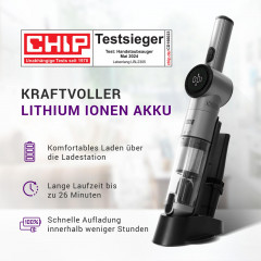 LEBENLANG LBL2305 Handstaubsauger, Akkubetrieb, 135 Watt