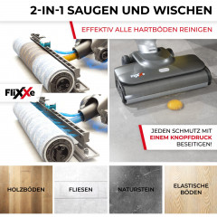 FLIXXE X3 Premium Nass- / Trockensauger, weiß