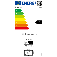 Sony K-55XR59B Bravia 5 Mini LED-TV, 55 Zoll, 4K UHD, HDR10, 120 Hz, Smart TV