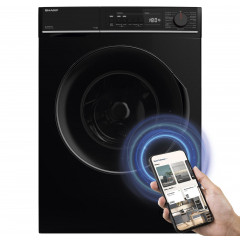 SHARP ES-PRO814BA-DE Waschmaschine (8 kg, A)
