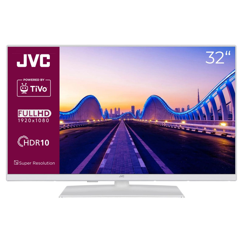 JVC LT-32VF5355W LED TV (Flat, 32 Zoll / 80 cm, Full-HD, SMART TV)
