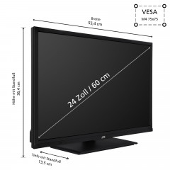 JVC LT-24VH5455 LED TV (Flat, 24 Zoll / 60 cm, HD-ready, SMART TV)