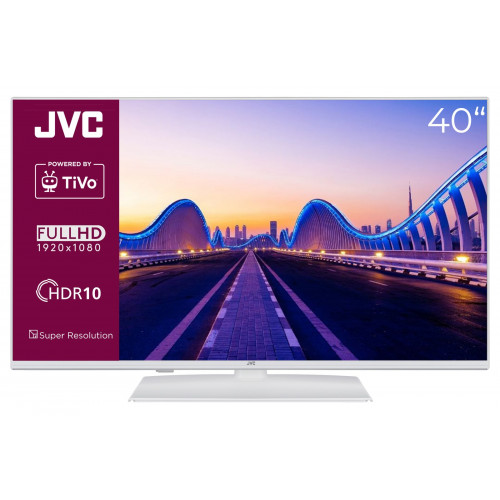 JVC LT-40VF5355W LED TV (Flat, 40 Zoll / 102 cm, Full-HD, SMART TV)