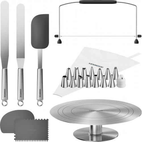 Kenwood Spritzbeutel »Tortendekorationsset KWSD100« Deko-Set 23 tlg. für Kuchen und Torten