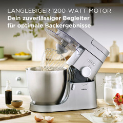 Kenwood Küchenmaschine »Chef XL KVL4220S« 6,7 l Schüssel, inkl. Mixaufsatz, Fleischwolf und Trommelraffel