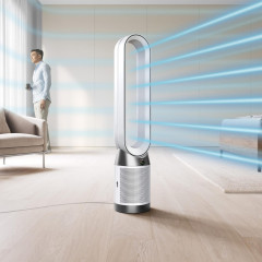 DYSON TP11 Purifier Cool™ PC1 Luftreiniger Weiß (50 Watt, Raumgröße: 81 m³, HEPA 13 / Aktivkohlefilter)