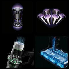 DYSON Cyclone V10 Submarine Akkusauger, Akkubetrieb, 545 Watt
