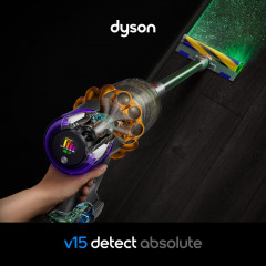 DYSON V15 Detect™ Absolute, Stielsauger, Akkubetrieb, 660 Watt