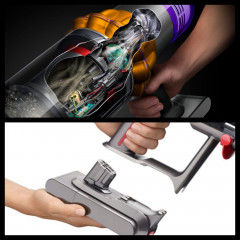DYSON V12 DetectTM Slim Absolute Stielsauger, Akkubetrieb, 545 Watt