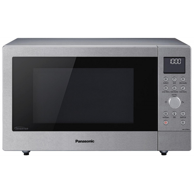 PANASONIC NN-CD 58 JSGPG, Mikrowelle (1000 Watt, 27 l Garraum-Volumen, Grillfunktion, Heißluftfunktion)