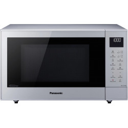 Panasonic NN-CT57RMEPG Mikrowelle Silber 1000W Grillfunktion, digitaler Timer, Timerfunktion, LCD-Display, Heißluft-Funktion