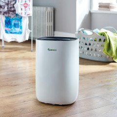 MEACO ABC 10L Luftentfeuchter weiß (160 Watt, Entfeuchterleistung: 10 l/d, Raumgröße: 42 m²)